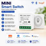 Tuya 16A Mini Smart Switch (WiFi + Bluetooth) App Supported