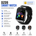 DZ09 smart watch sim supported