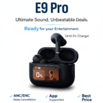 E9 Pro ANC ENC App Supposed Smart Wireless Bluetooth Earbuds