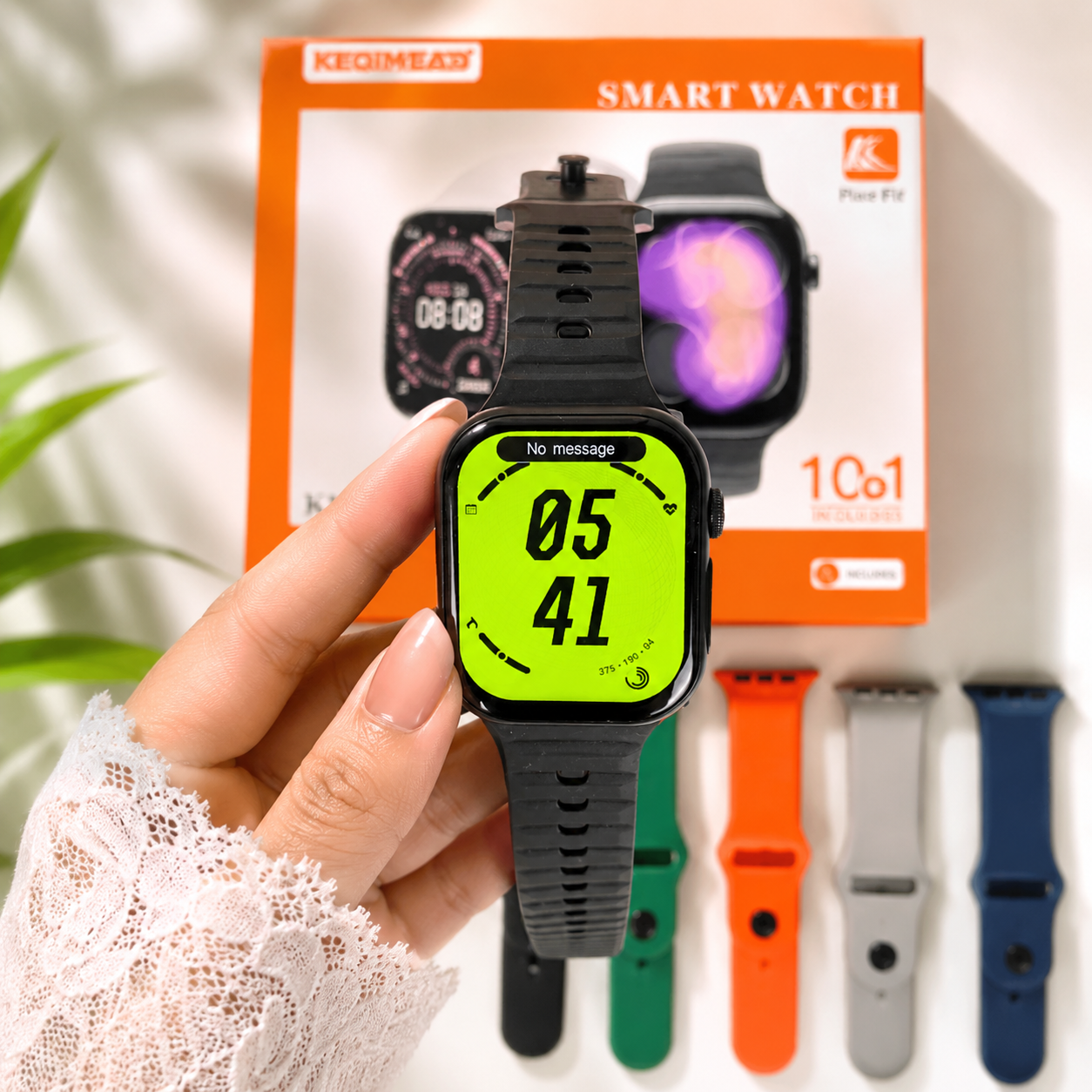KW88 Max Smart Watch – 10 Straps Edition - Image 2